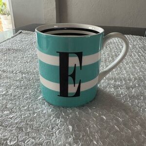Kate Spade Lenox to the letter “E” mug